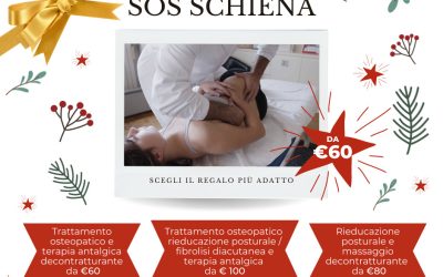 Regali di Natale: Salute e Benessere Fisiomakbi speciale SOS schiena